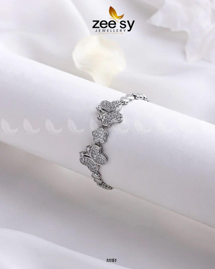 Butterfly Bracelets Silver Bracelet - Zeesy Jewellery Pakistan | Premium Artificial & Imitation Jewellery