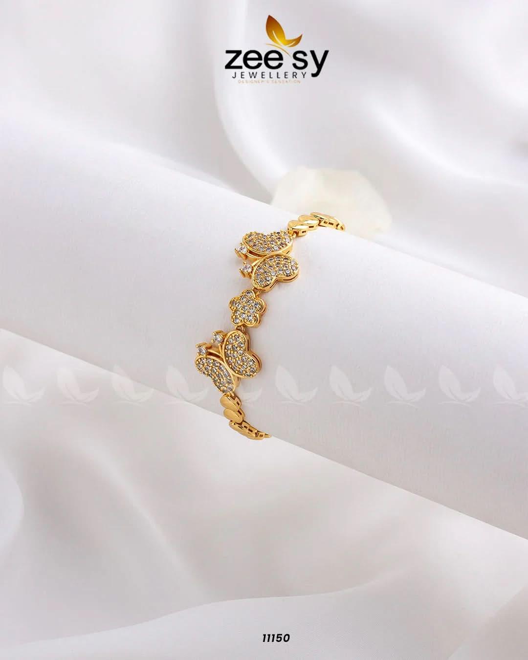 Butterfly Bracelets Golden Bracelet - Zeesy Jewellery Pakistan | Premium Artificial & Imitation Jewellery