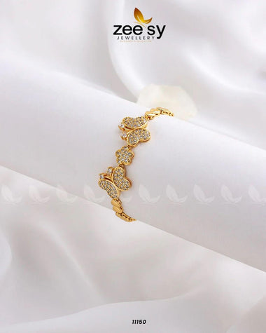 Butterfly Bracelets Golden Bracelet - Zeesy Jewellery Pakistan | Premium Artificial & Imitation Jewellery