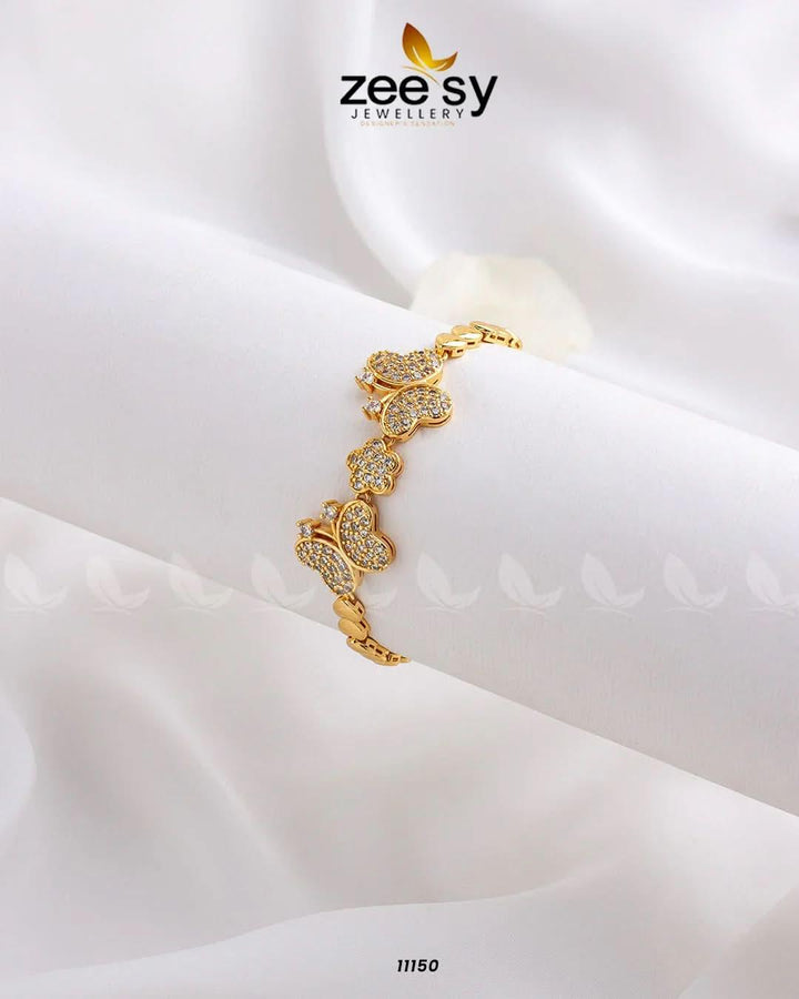 Butterfly Bracelets Golden Bracelet - Zeesy Jewellery Pakistan | Premium Artificial & Imitation Jewellery