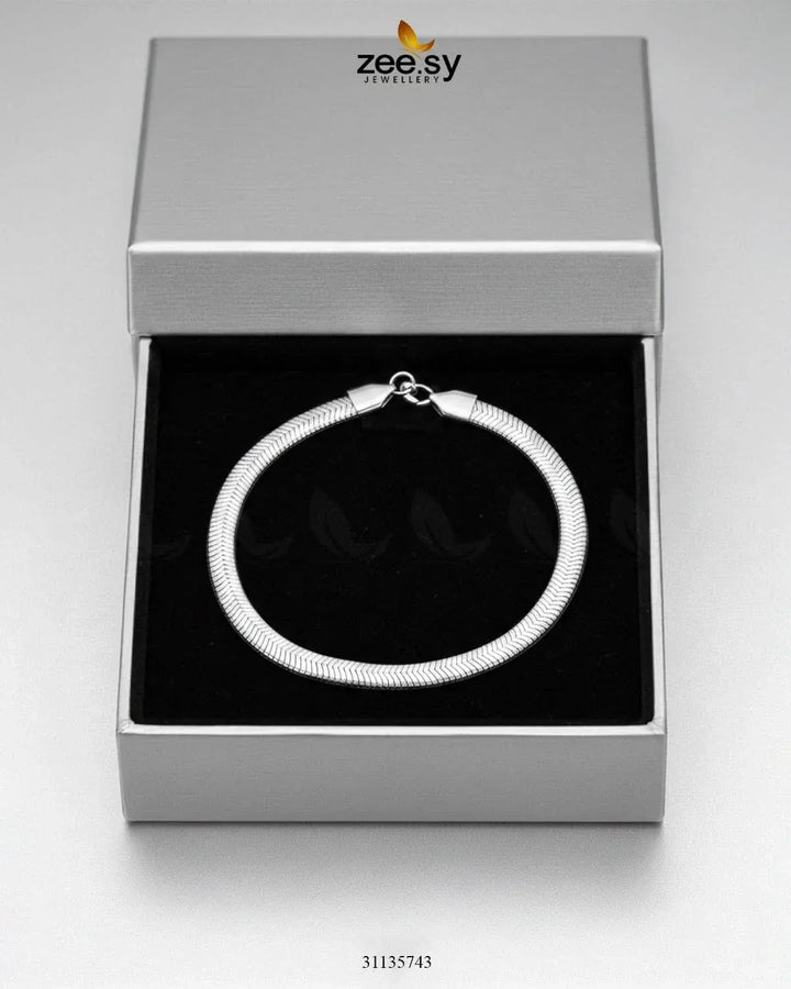 Classic Medium Herringbone Bracelet for Men Bracelet - Zeesy Jewellery Pakistan | Premium Artificial & Imitation Jewellery