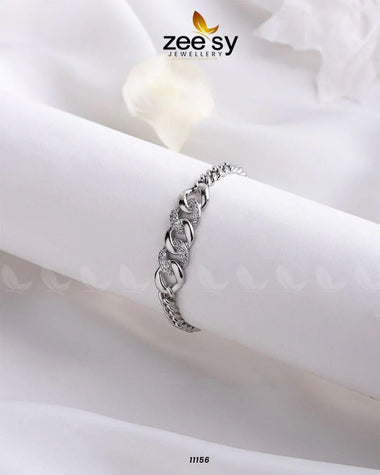 Cuff Bracelets Silver Bracelet - Zeesy Jewellery Pakistan | Premium Artificial & Imitation Jewellery