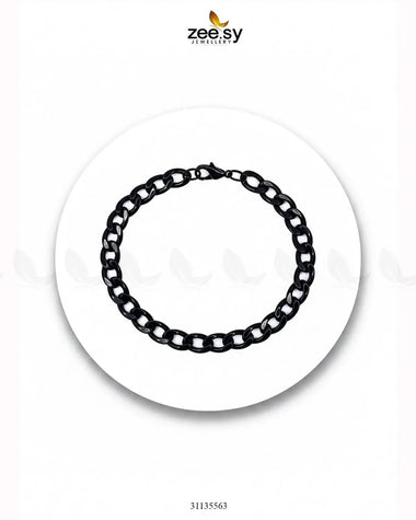 Empress Medium Charm Bracelet for Men Black Bracelet - Zeesy Jewellery Pakistan | Premium Artificial & Imitation Jewellery