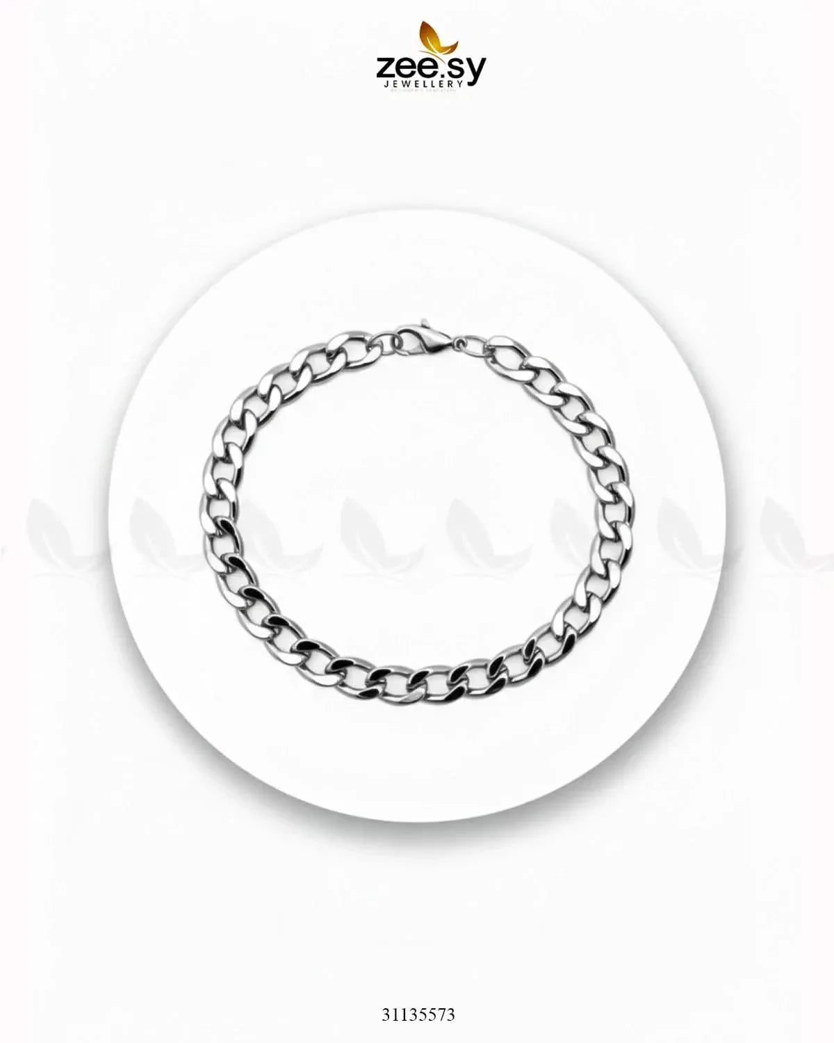 Empress Medium Charm Bracelet for Men Silver Bracelet - Zeesy Jewellery Pakistan | Premium Artificial & Imitation Jewellery