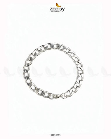 Empress Small Charm Bracelet for Men Silver Bracelet - Zeesy Jewellery Pakistan | Premium Artificial & Imitation Jewellery