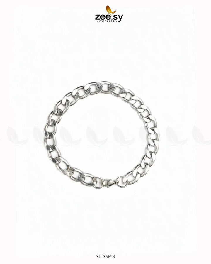 Empress Small Charm Bracelet for Men Silver Bracelet - Zeesy Jewellery Pakistan | Premium Artificial & Imitation Jewellery