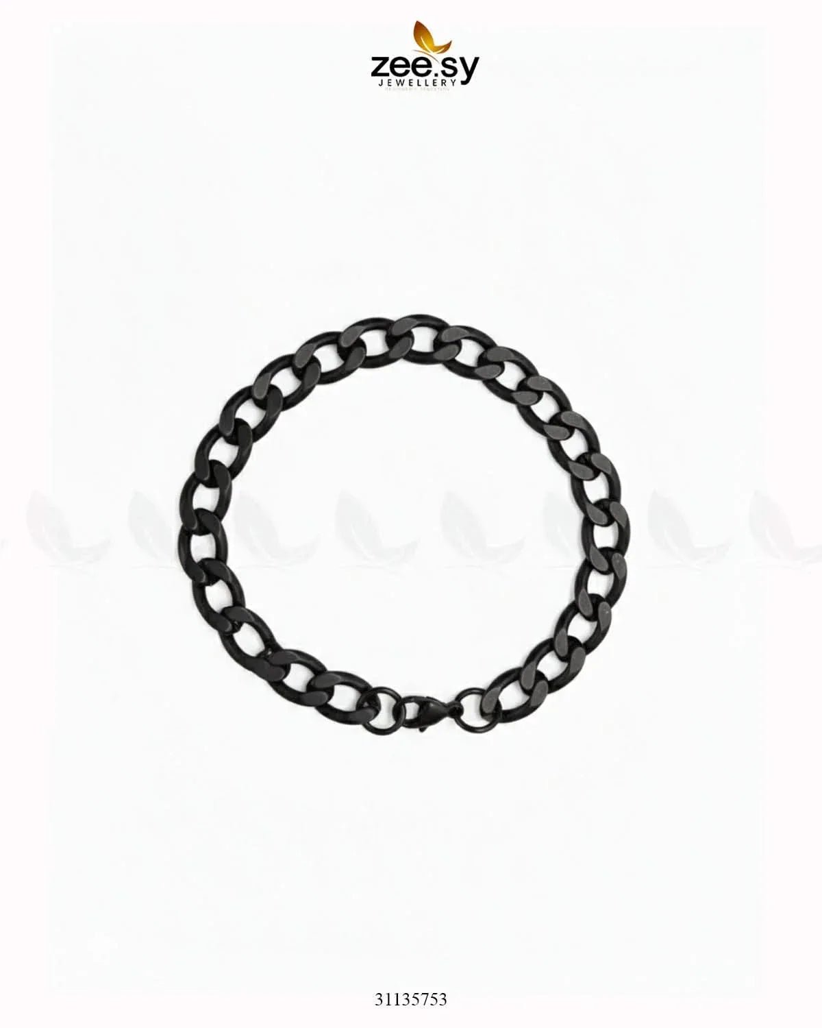 Empress Small Charm Bracelet for Men Black Bracelet - Zeesy Jewellery Pakistan | Premium Artificial & Imitation Jewellery