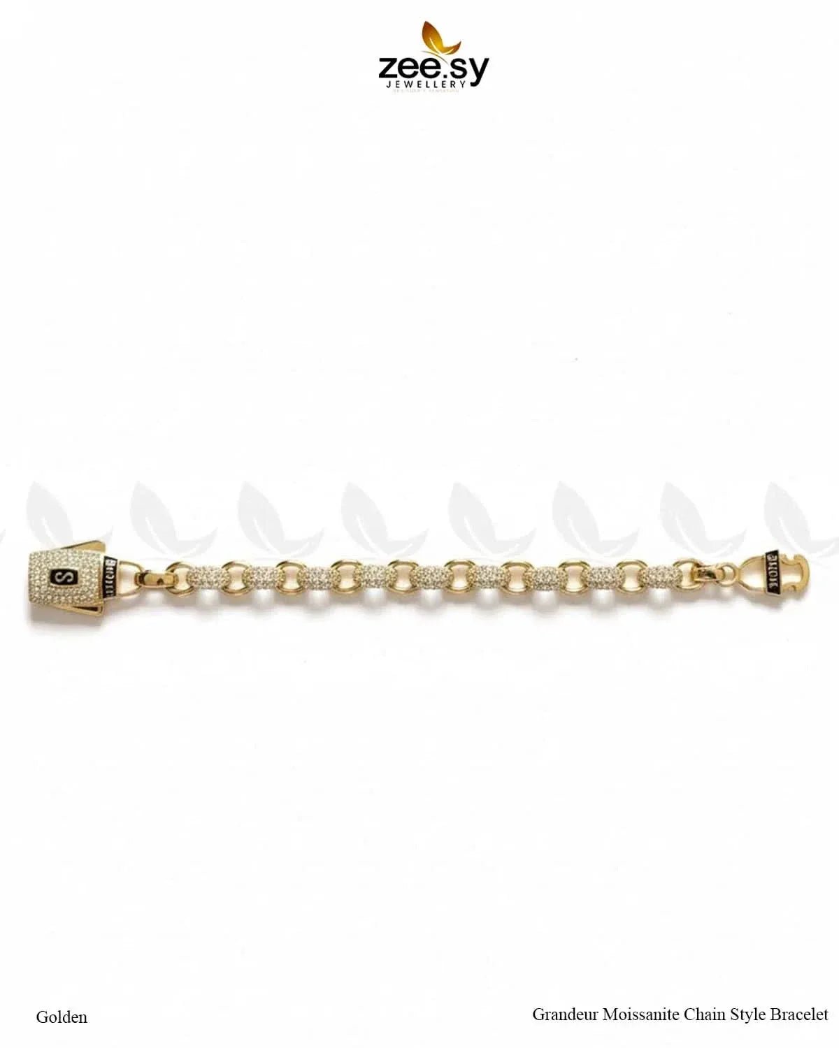 Grandeur Moissanite Charm Style Bracelet Bracelet - Zeesy Jewellery Pakistan | Premium Artificial & Imitation Jewellery