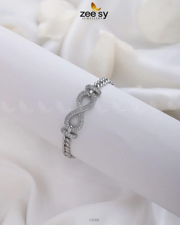 Infinity Bracelet Silver Bracelet - Zeesy Jewellery Pakistan | Premium Artificial & Imitation Jewellery