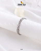 Lattice Bracelets Silver Bracelet - Zeesy Jewellery Pakistan | Premium Artificial & Imitation Jewellery