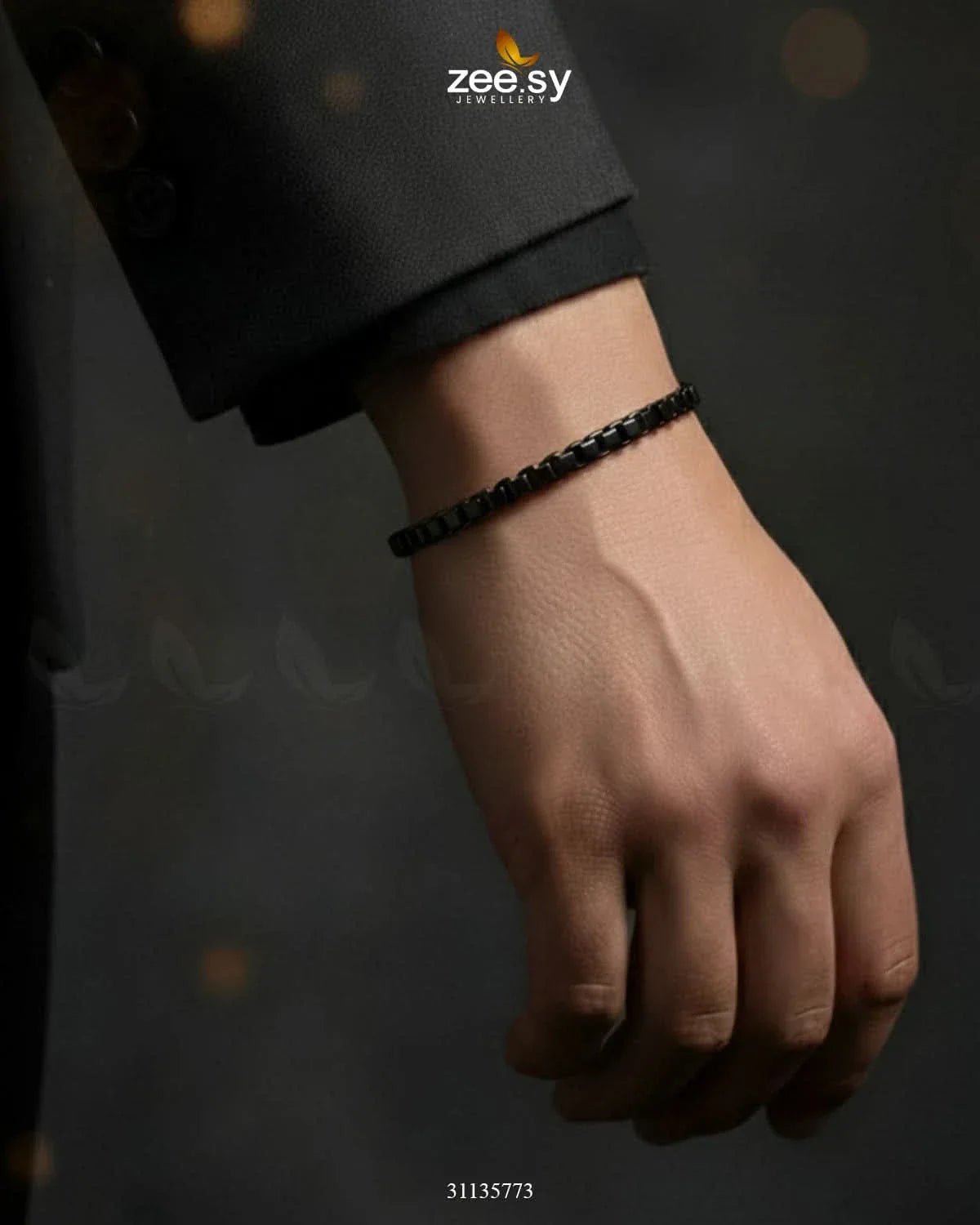Mono Round Medium Box Bracelet for Men Bracelet - Zeesy Jewellery Pakistan | Premium Artificial & Imitation Jewellery