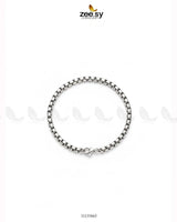 Mono Round Small Box Bracelet for Men Silver Bracelet - Zeesy Jewellery Pakistan | Premium Artificial & Imitation Jewellery