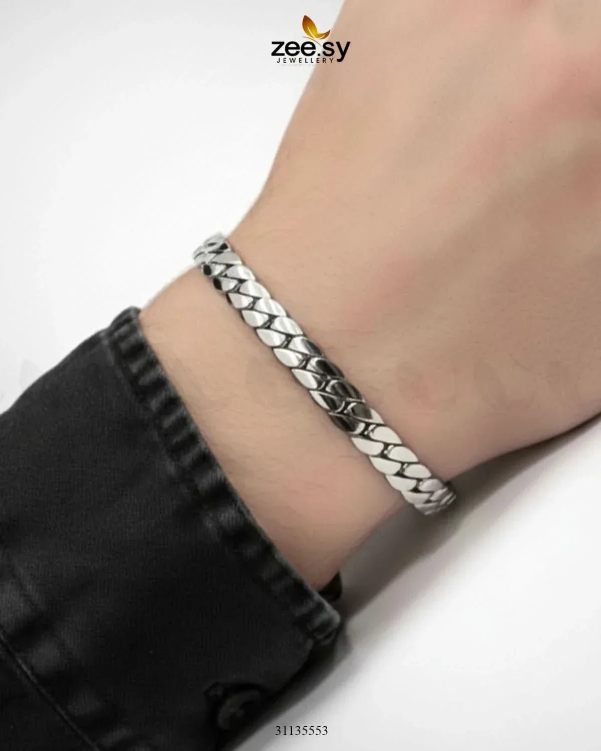 Moon Medium Lace Bracelet for Men Bracelet - Zeesy Jewellery Pakistan | Premium Artificial & Imitation Jewellery