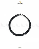 Moon Medium Lace Bracelet for Men Black Bracelet - Zeesy Jewellery Pakistan | Premium Artificial & Imitation Jewellery