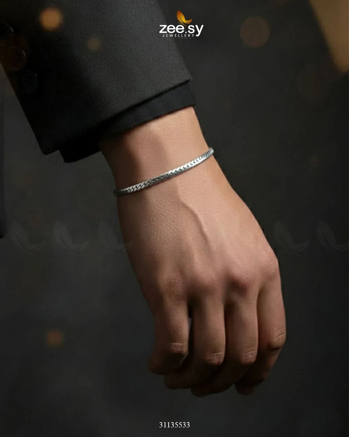 Moon Small Lace Bracelet for Men Bracelet - Zeesy Jewellery Pakistan | Premium Artificial & Imitation Jewellery