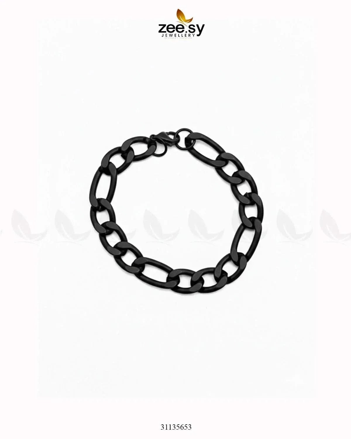 Nova Medium Cheeky Bracelet for Men Black Bracelet - Zeesy Jewellery Pakistan | Premium Artificial & Imitation Jewellery