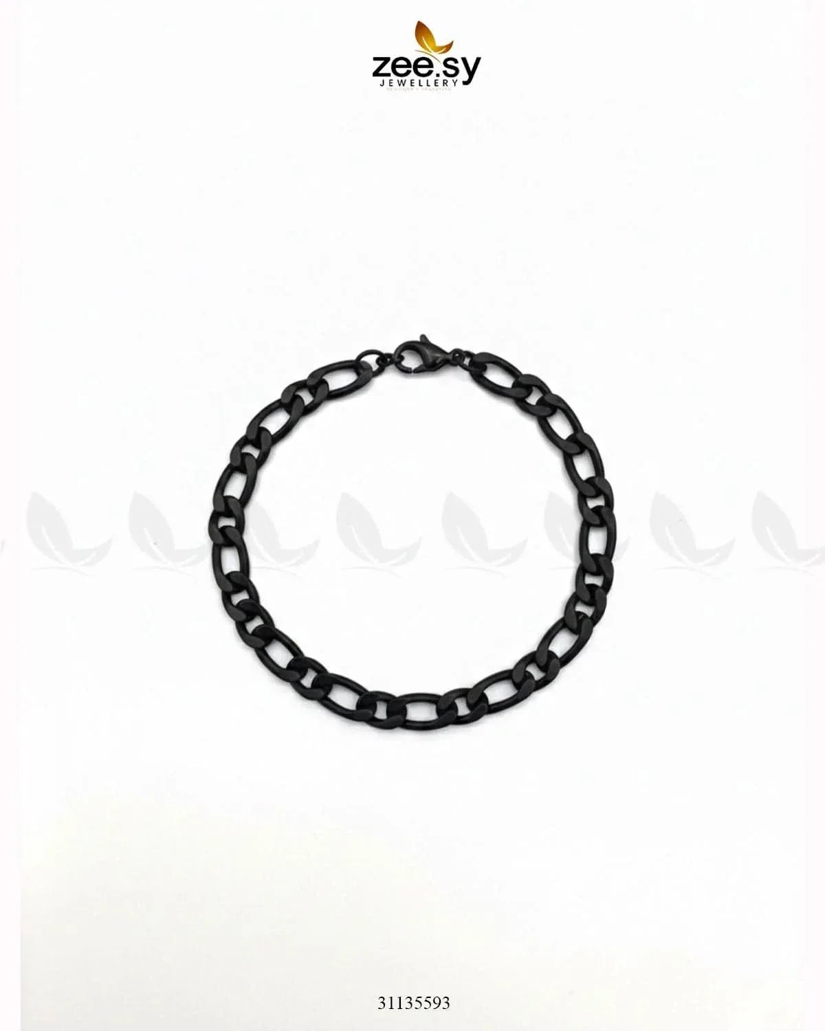 Nova Small Cheeky Bracelet for Men Black Bracelet - Zeesy Jewellery Pakistan | Premium Artificial & Imitation Jewellery