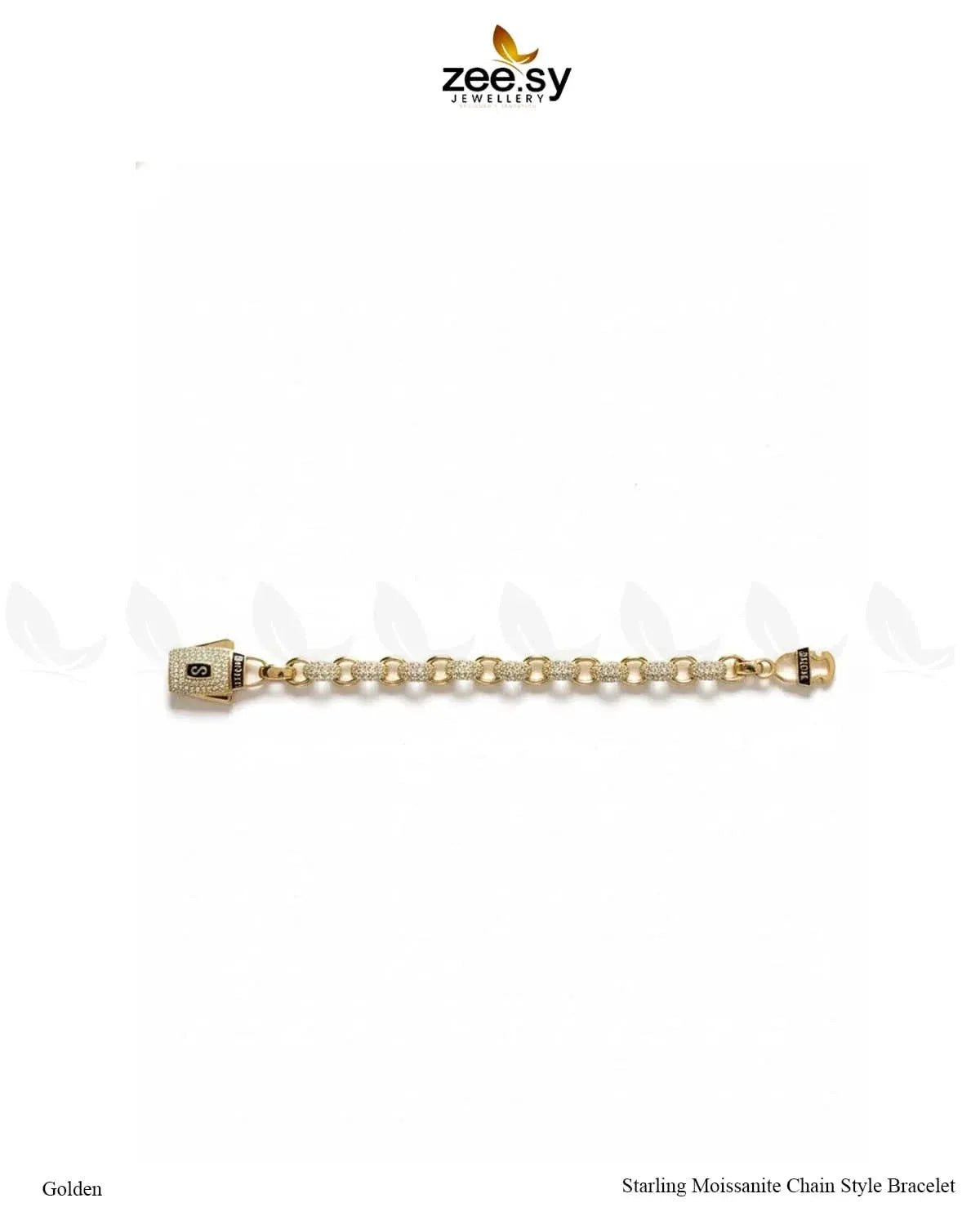 Starling Moissanite Charm Style Bracelet Bracelet - Zeesy Jewellery Pakistan | Premium Artificial & Imitation Jewellery