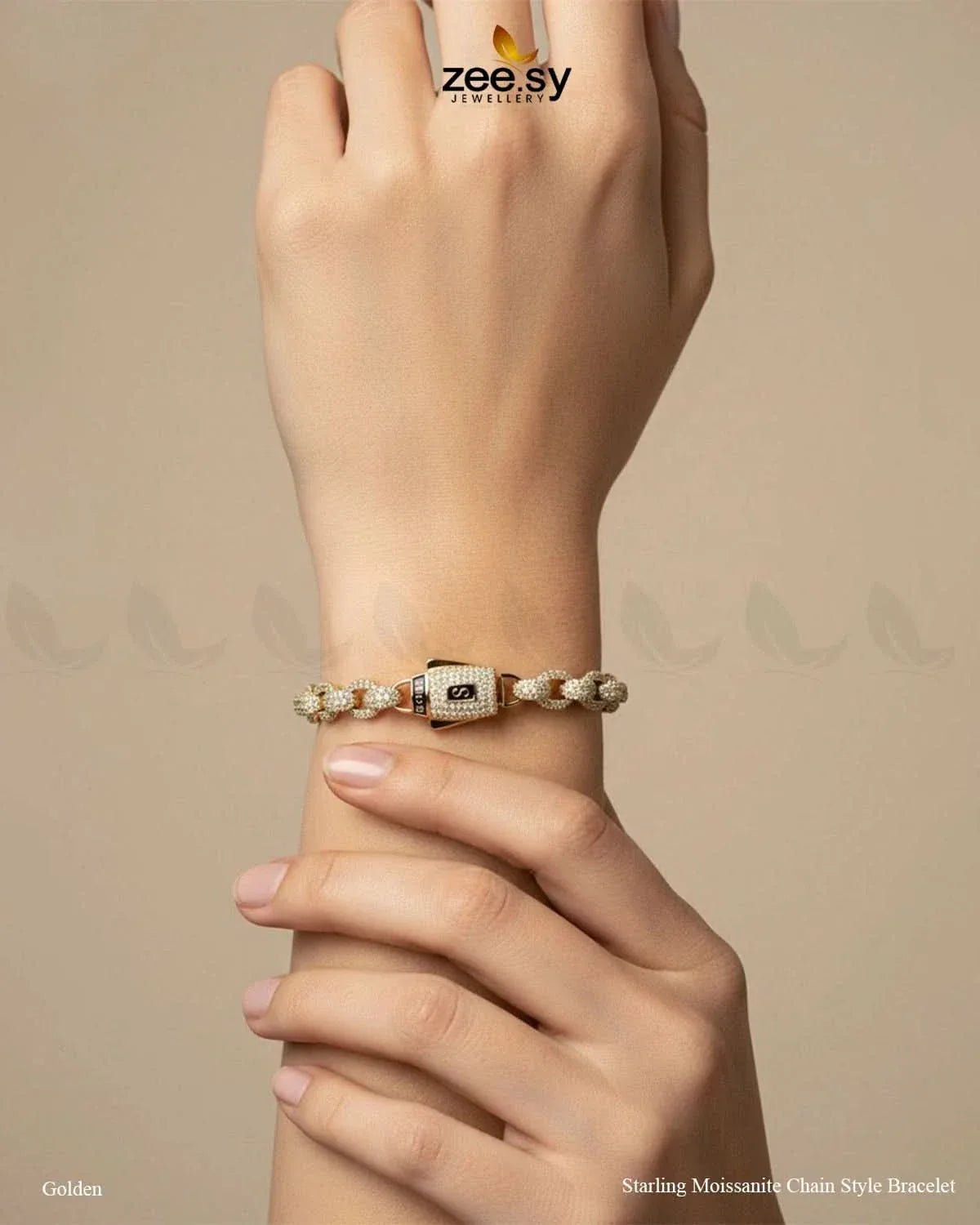 Starling Moissanite Charm Style Bracelet Bracelet - Zeesy Jewellery Pakistan | Premium Artificial & Imitation Jewellery