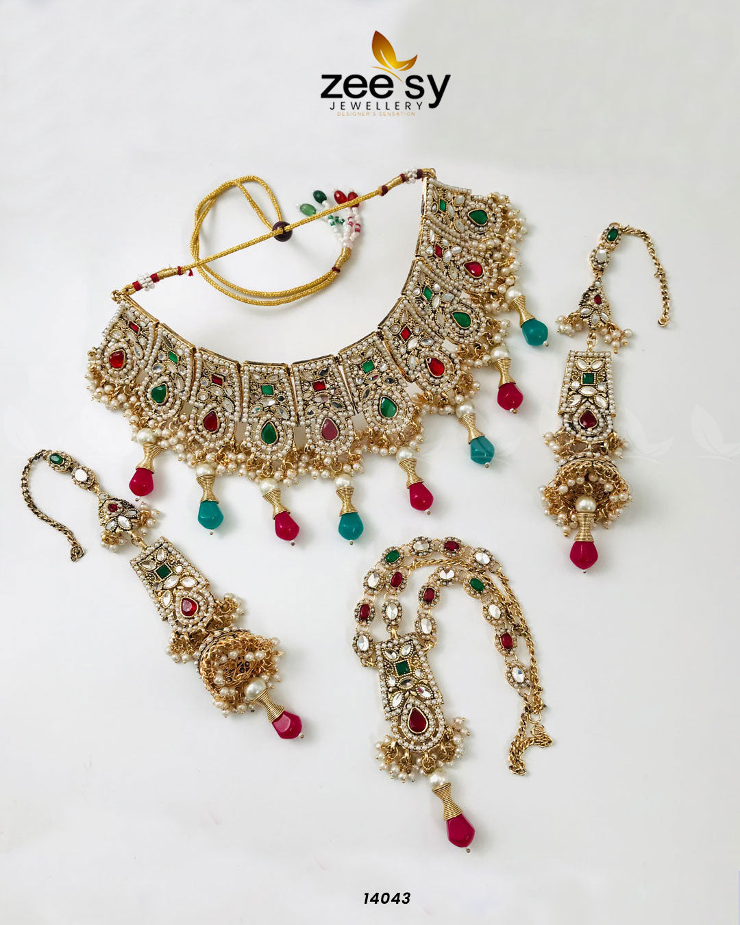 1# Pakistani Bridal Jewellery Sets