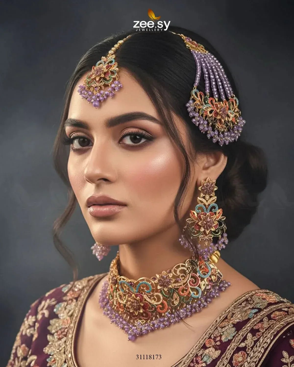 Primrose Bridal Set Bridal Set - Zeesy Jewellery Pakistan | Premium Artificial & Imitation Jewellery
