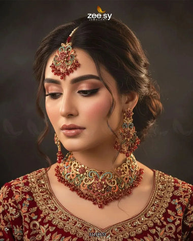 Primrose Bridal Set Bridal Set - Zeesy Jewellery Pakistan | Premium Artificial & Imitation Jewellery