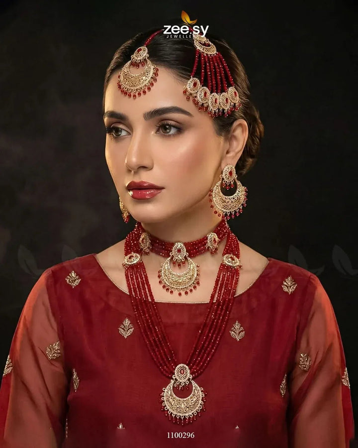 BRIDAL-0003 Bridal Set - Zeesy Jewellery Pakistan | Premium Artificial & Imitation Jewellery