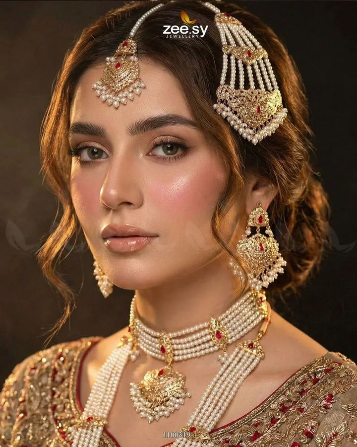 Bridal-0048 Bridal Set - Zeesy Jewellery Pakistan | Premium Artificial & Imitation Jewellery