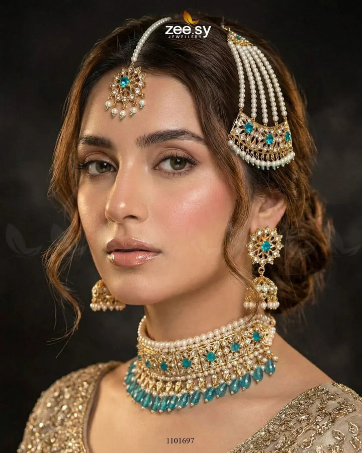 Bridal-0163 Bridal Set - Zeesy Jewellery Pakistan | Premium Artificial & Imitation Jewellery