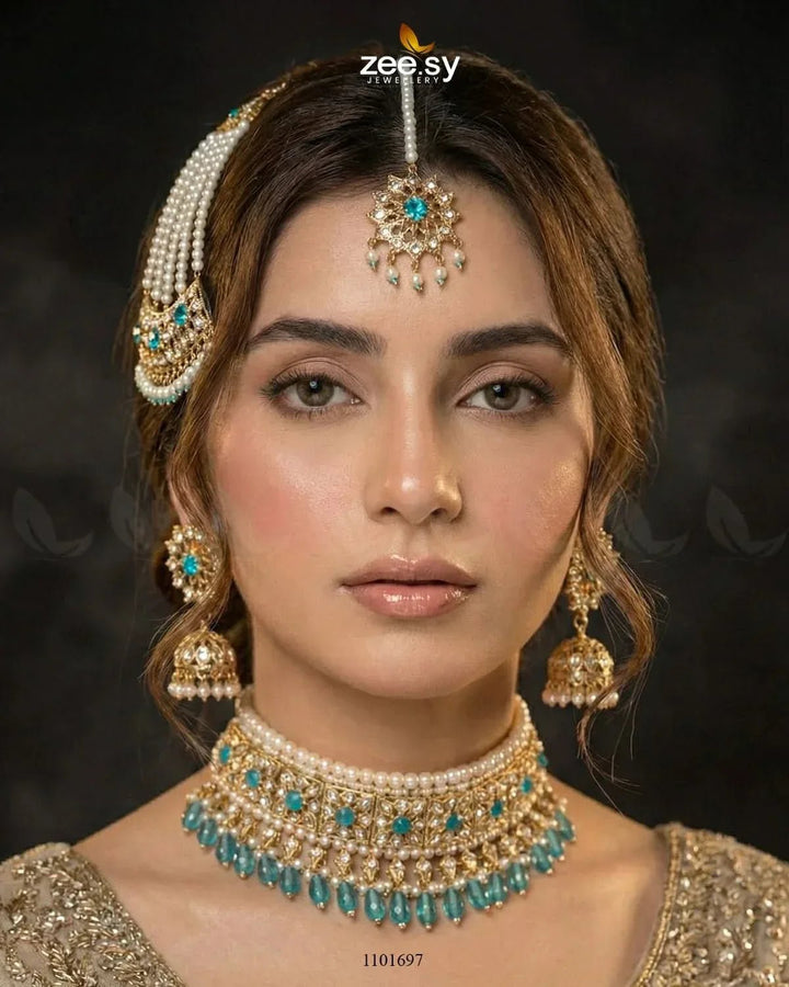 Bridal-0163 Bridal Set - Zeesy Jewellery Pakistan | Premium Artificial & Imitation Jewellery
