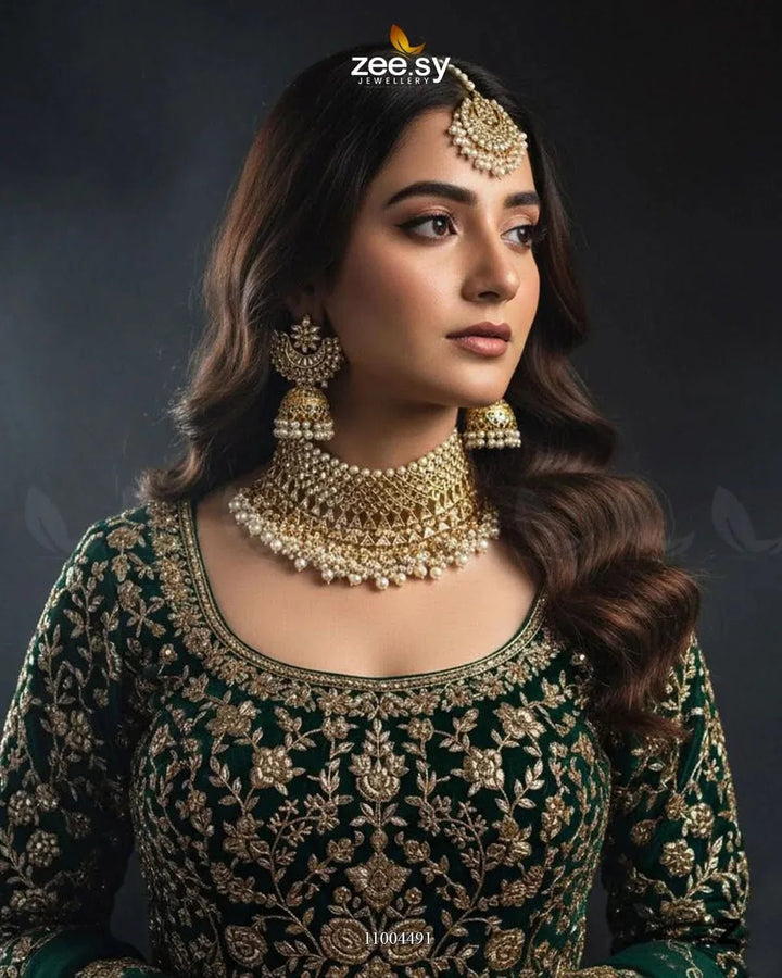 BRIDAL-0214 Bridal Set - Zeesy Jewellery Pakistan | Premium Artificial & Imitation Jewellery