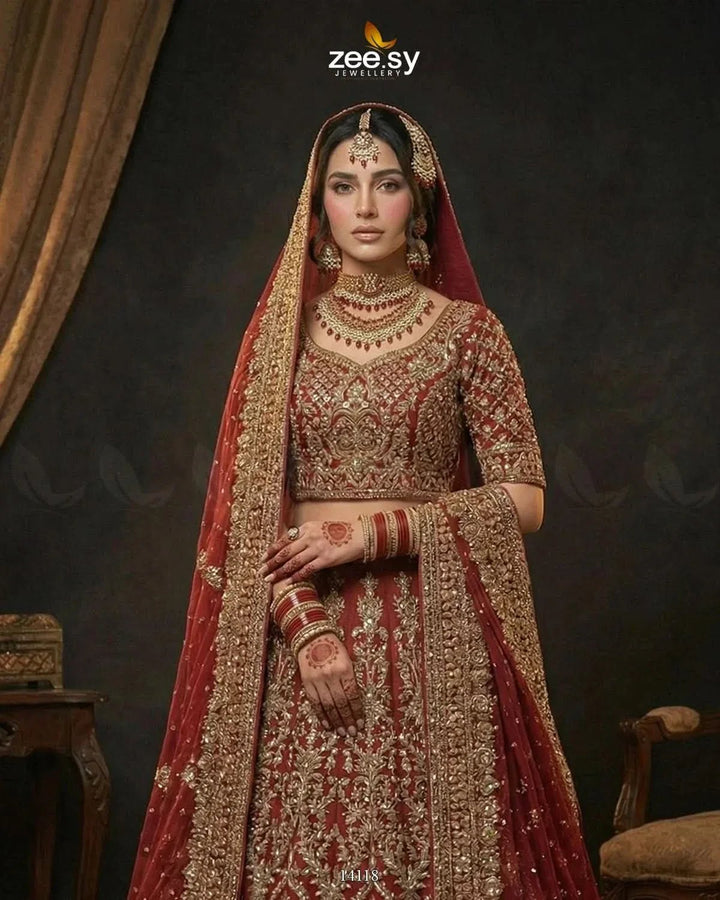 Inaya's Bridal Set Bridal Set - Zeesy Jewellery Pakistan | Premium Artificial & Imitation Jewellery