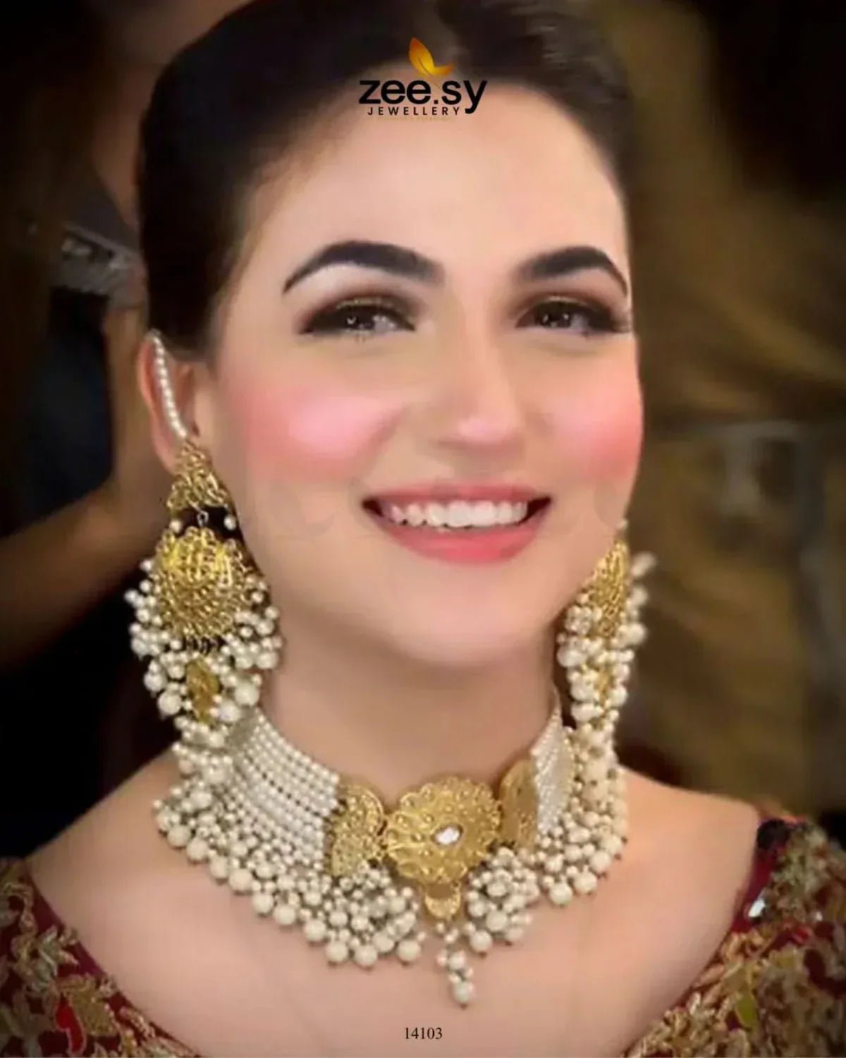 Mahnoor's Bridal Set - Zeesy.pk