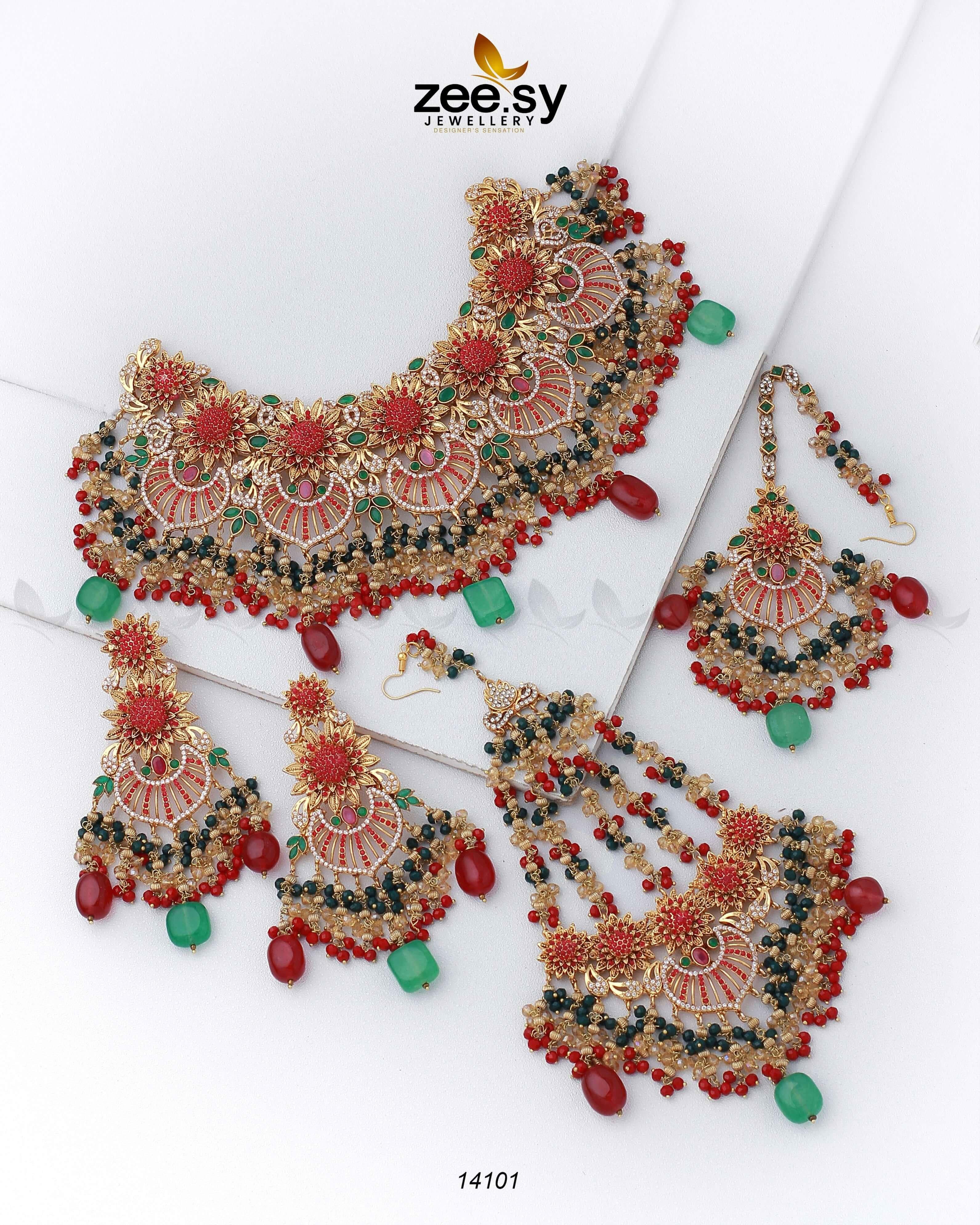 Mamoona's Bridal Set - Zeesy.pk