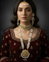 Regal Pearl Jhoomar Bridal Set - Zeesy.pk