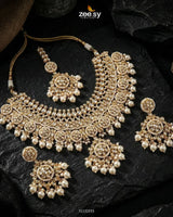 Royal Heritage Kundan Bridal Set Bridal Set - Zeesy Jewellery Pakistan | Premium Artificial & Imitation Jewellery