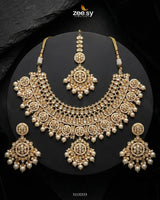 Royal Heritage Kundan Bridal Set Bridal Set - Zeesy Jewellery Pakistan | Premium Artificial & Imitation Jewellery