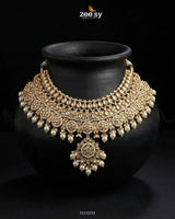 Royal Heritage Kundan Bridal Set Bridal Set - Zeesy Jewellery Pakistan | Premium Artificial & Imitation Jewellery