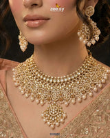 Royal Heritage Kundan Bridal Set Bridal Set - Zeesy Jewellery Pakistan | Premium Artificial & Imitation Jewellery