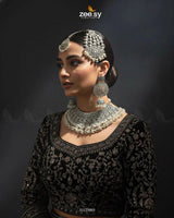 Precious Moitif Ornate Bridal Set Bridal Set - Zeesy Jewellery Pakistan | Premium Artificial & Imitation Jewellery