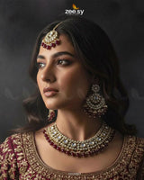 Exquisite Precious Formed Bridal Set Bridal Set - Zeesy Jewellery Pakistan | Premium Artificial & Imitation Jewellery