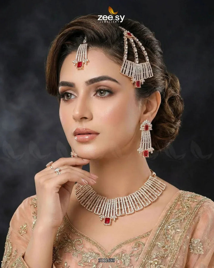 Bismah Maroof Bridal Sets Bridal Set - Zeesy Jewellery Pakistan | Premium Artificial & Imitation Jewellery