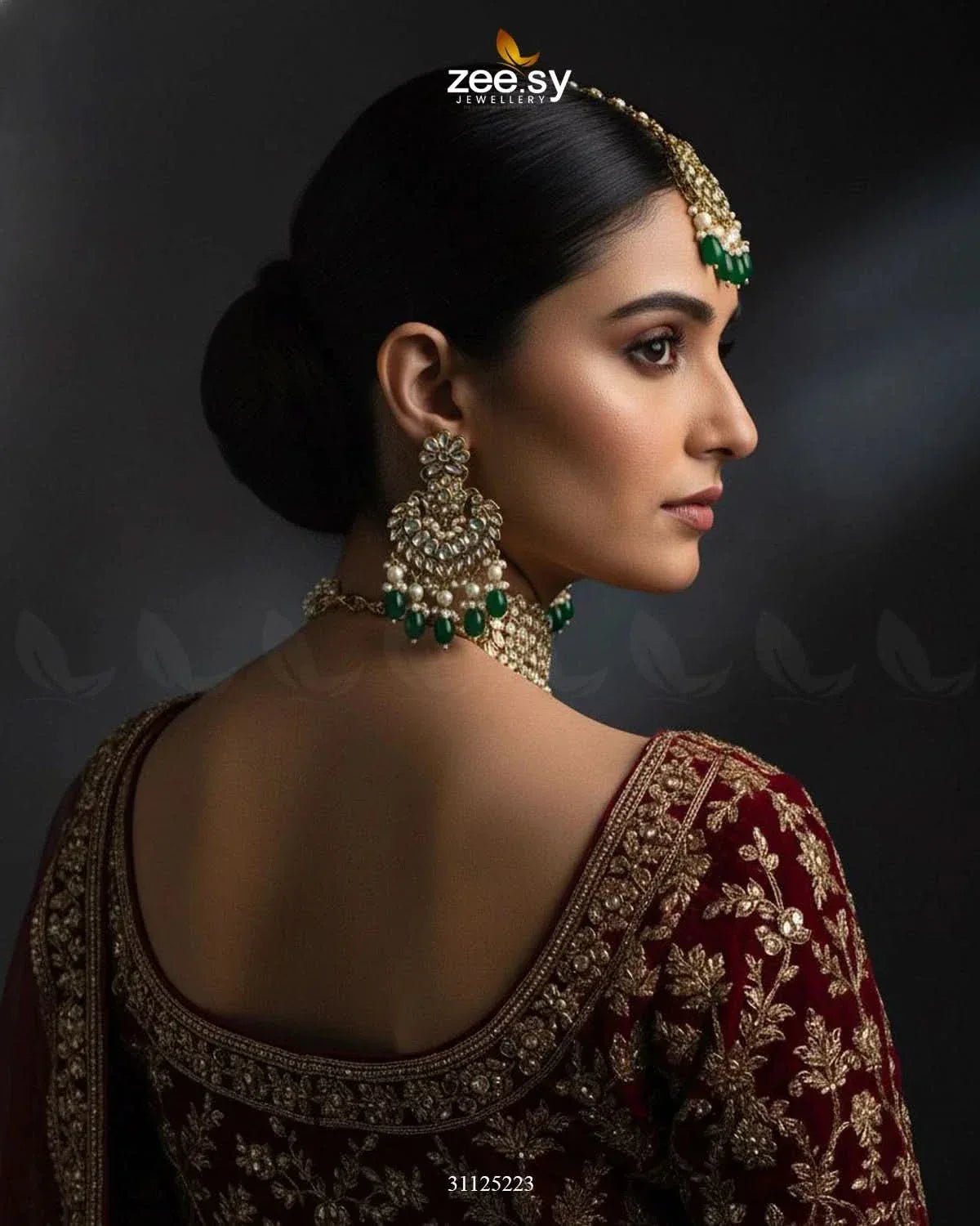 Artisan Elaborate Bridal Set Bridal Set - Zeesy Jewellery Pakistan | Premium Artificial & Imitation Jewellery
