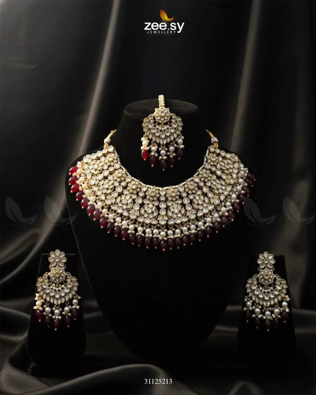 Artisan Elaborate Bridal Set Bridal Set - Zeesy Jewellery Pakistan | Premium Artificial & Imitation Jewellery