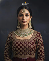 Royal Intricate Crystal Bridal Set Bridal Set - Zeesy Jewellery Pakistan | Premium Artificial & Imitation Jewellery