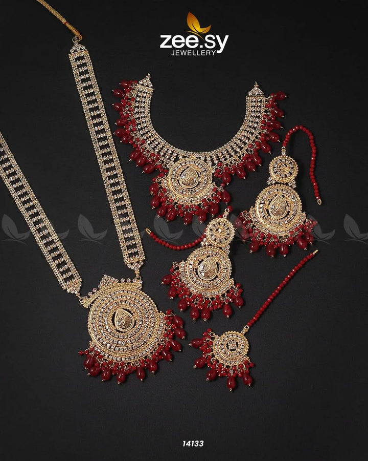 Sofia's Bridal Set Bridal Set - Zeesy Jewellery Pakistan | Premium Artificial & Imitation Jewellery