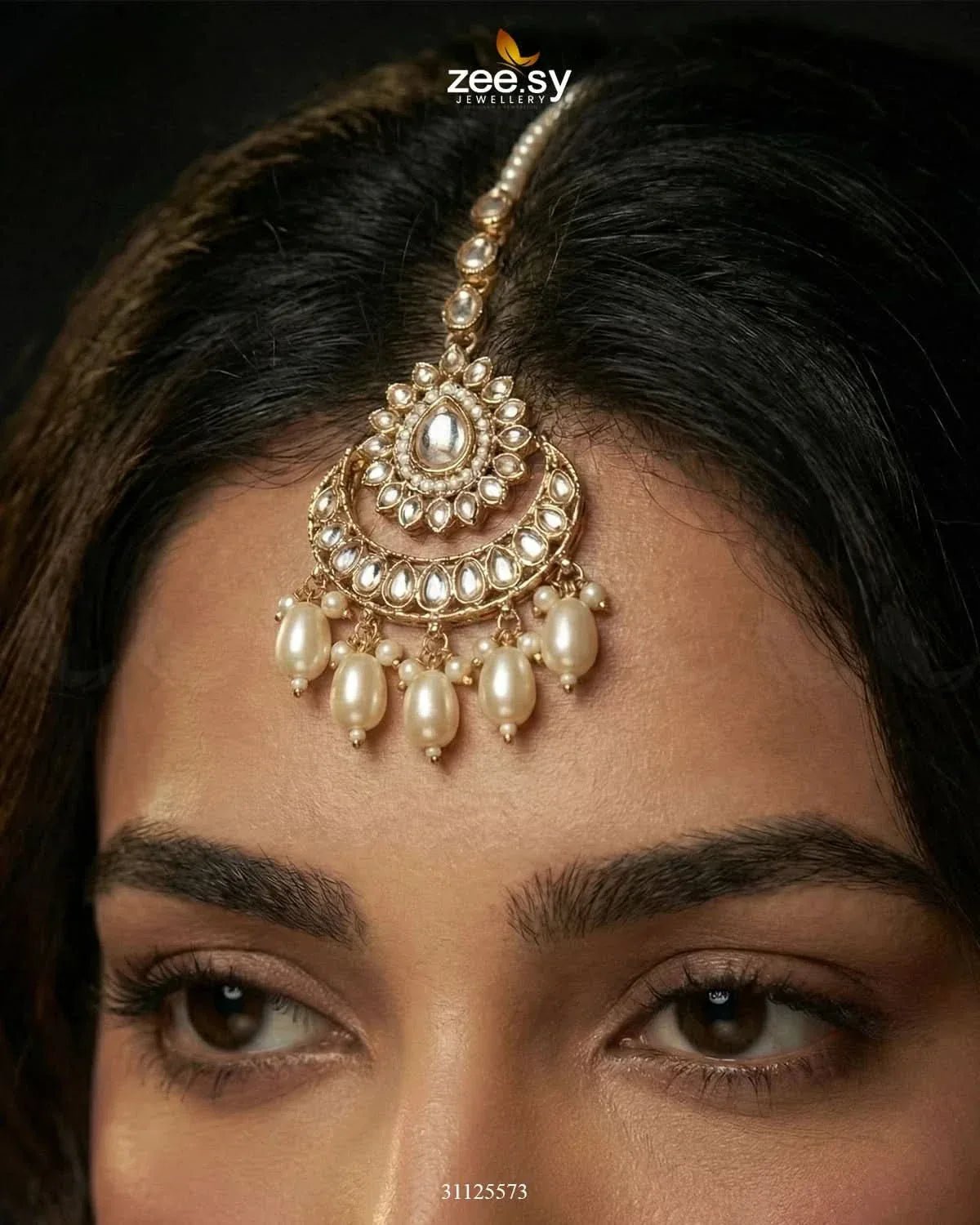 Magnificat Wide Gilded Bridal Set Bridal Set - Zeesy Jewellery Pakistan | Premium Artificial & Imitation Jewellery