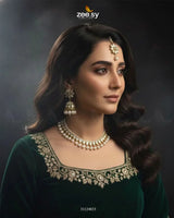 Magnificent Tonal Arch Bridal Set Bridal Set - Zeesy Jewellery Pakistan | Premium Artificial & Imitation Jewellery