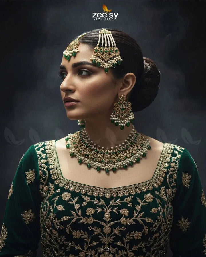 Mahira Bridal Set Bridal Set - Zeesy Jewellery Pakistan | Premium Artificial & Imitation Jewellery