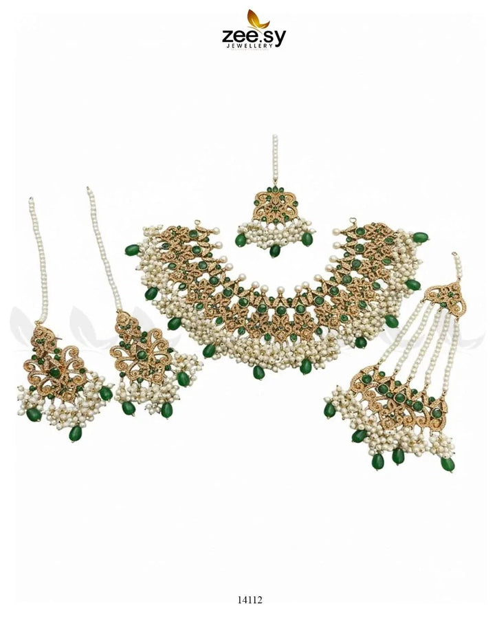 Mahira Bridal Set Bridal Set - Zeesy Jewellery Pakistan | Premium Artificial & Imitation Jewellery